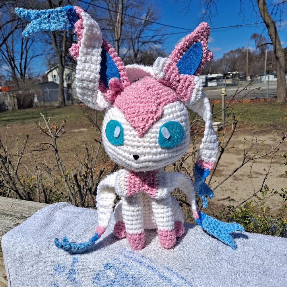 Pokemon Sylveon Amigurumi (Crochet Toy)